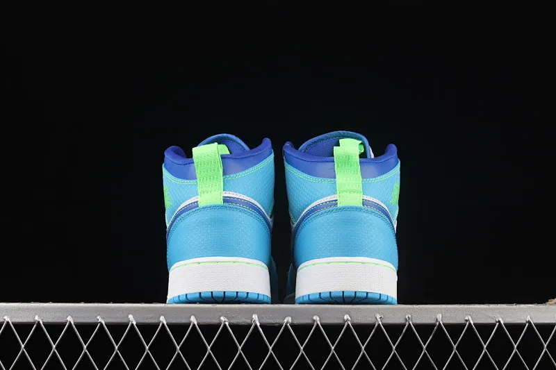 All categories Air Jordan Jordan series basketball shoes Air Jordan 1 Mid G version pure original Air Jordan 1 Mid AJ1 Joe 1 blue and green Chinese culture basketball shoes DA8010-400
